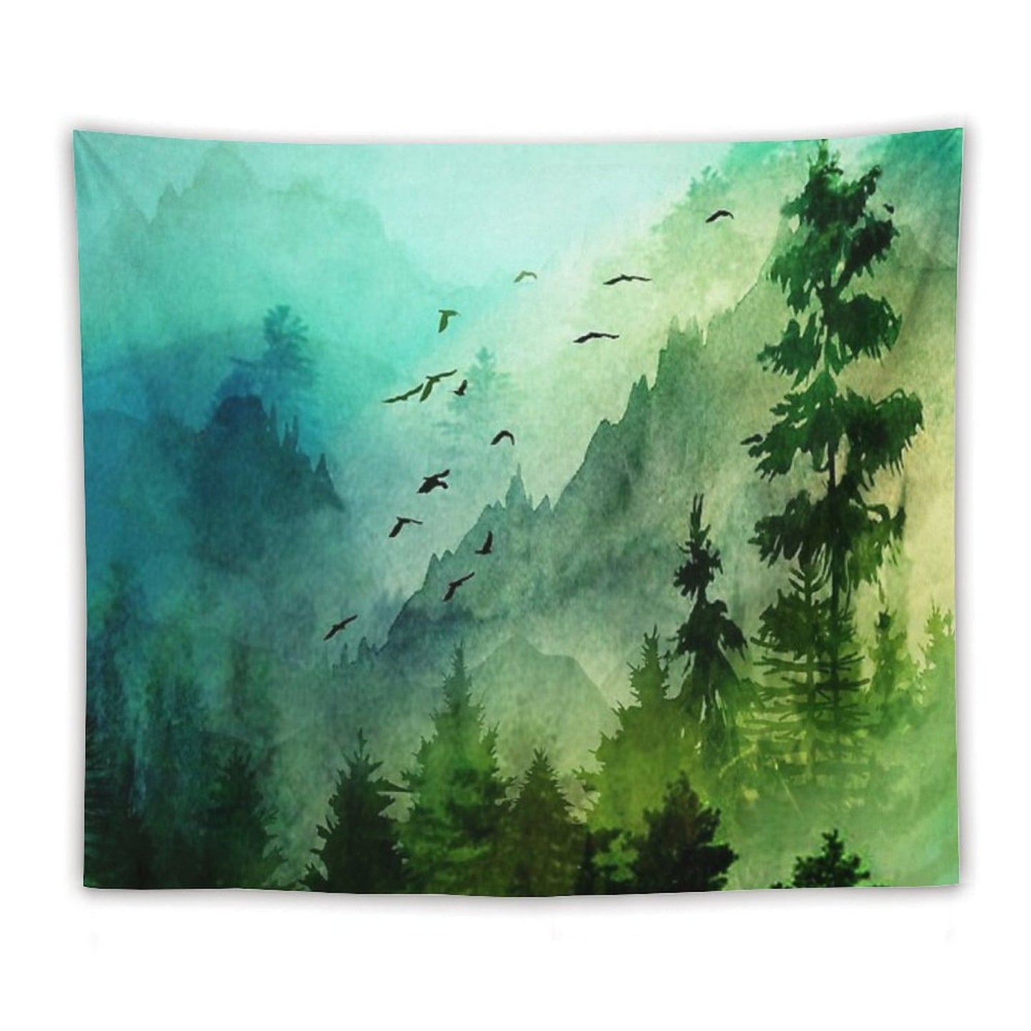 Mountain Morning Tapestry
