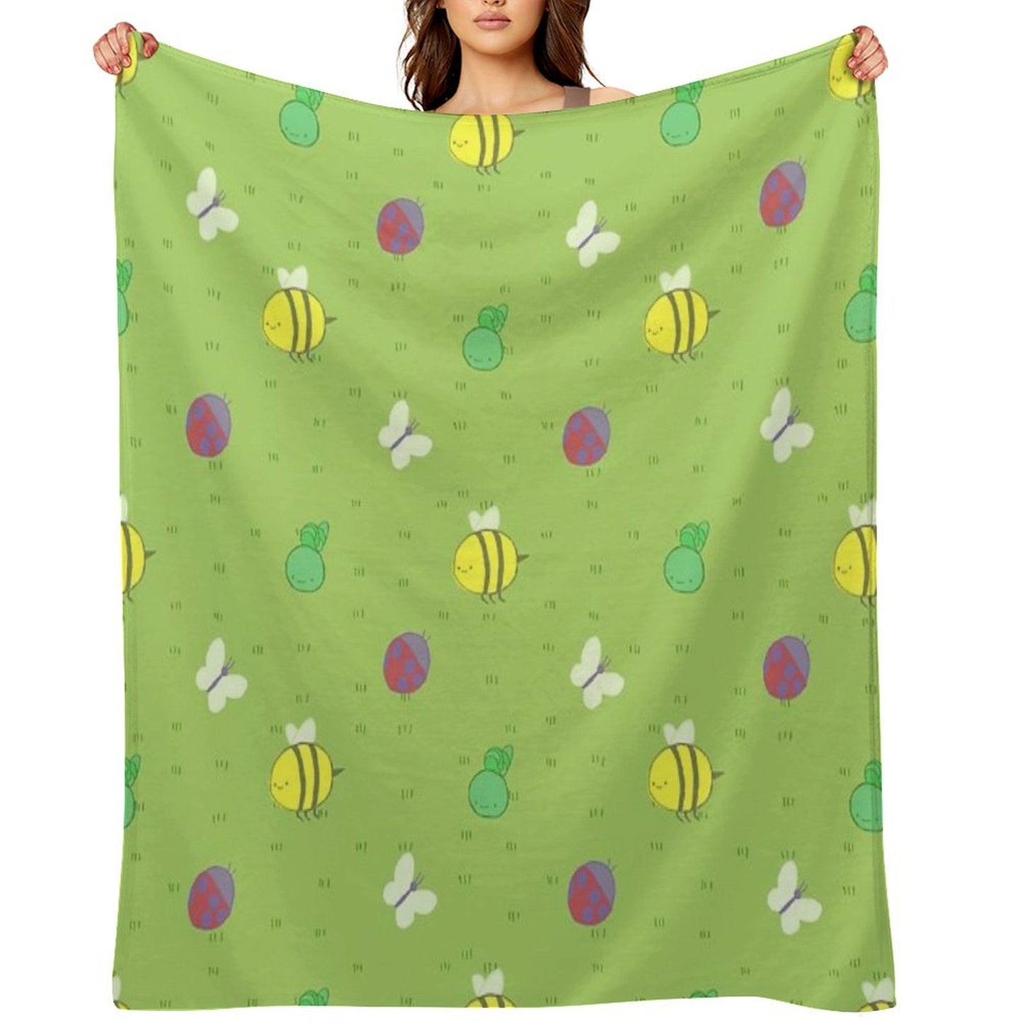 Adventure Time™ End Credits Pattern Throw Blanket