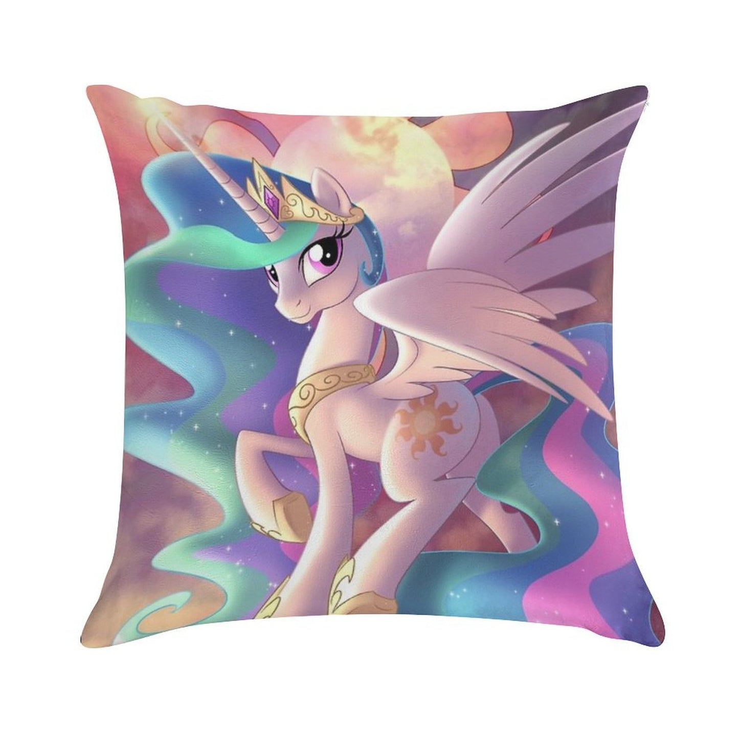 Deity of The Dawn Soft Fade-Resistant Throw Pillow