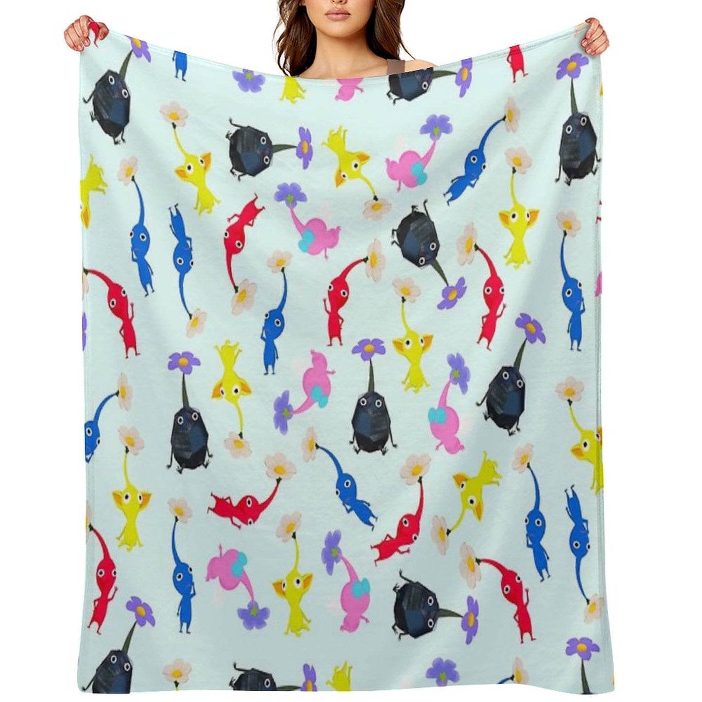 Pikmin Throw Blanket