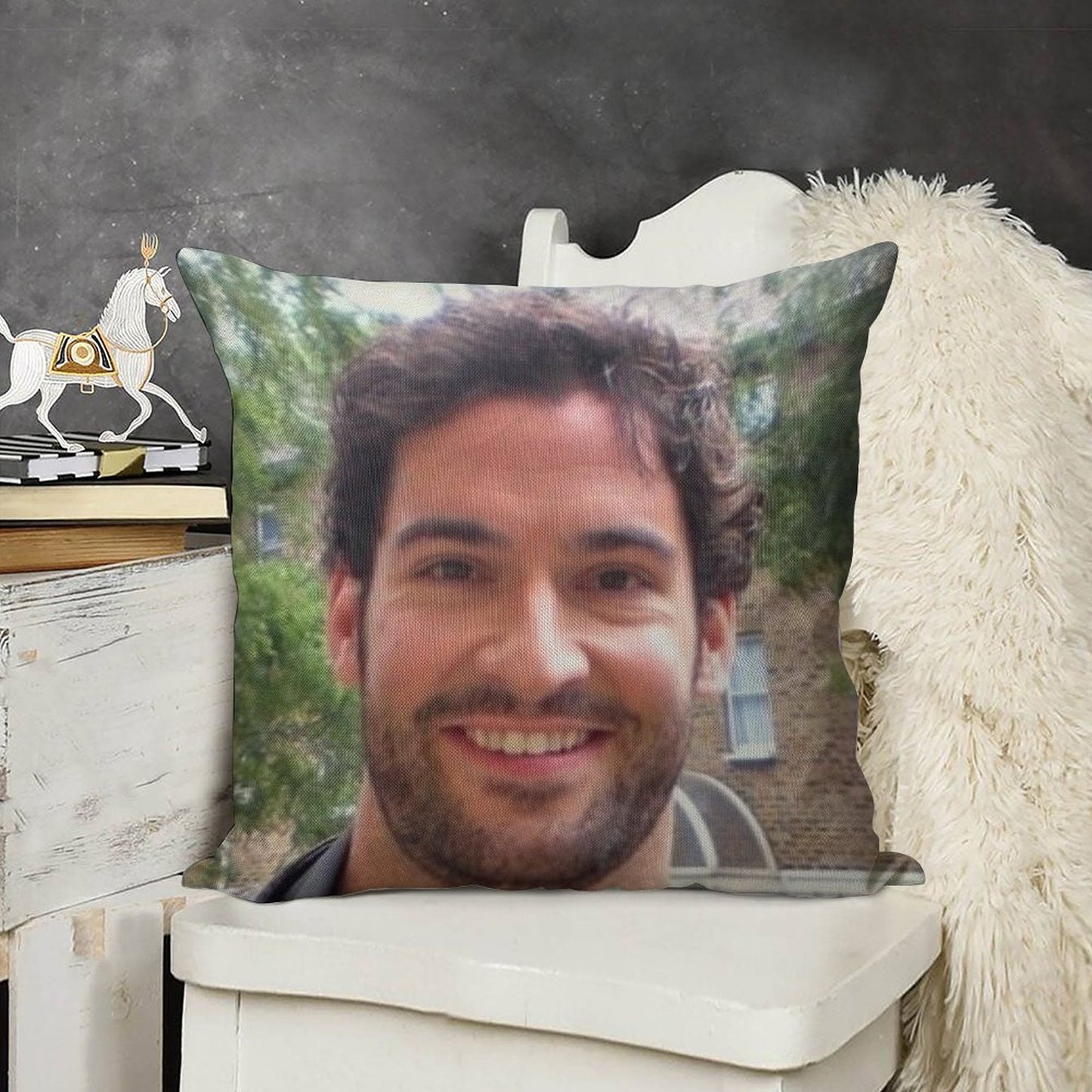 Gary Pillow Linen Throw Pillow Cover