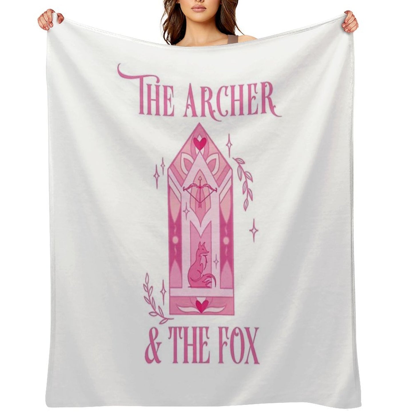 The Archer And The Fox - Once Upon A Broken Heart Throw Blanket