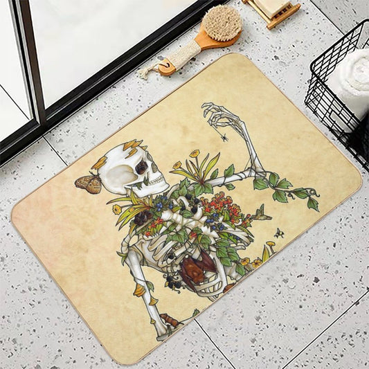 Bones And Botany Bath Mat