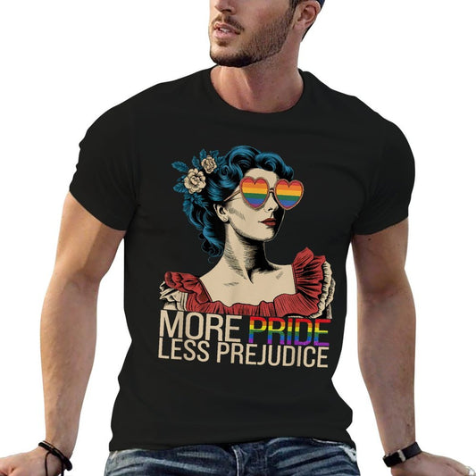 More Pride Less Prejudice Pride Month LGBTQ  Classic T-Shirt