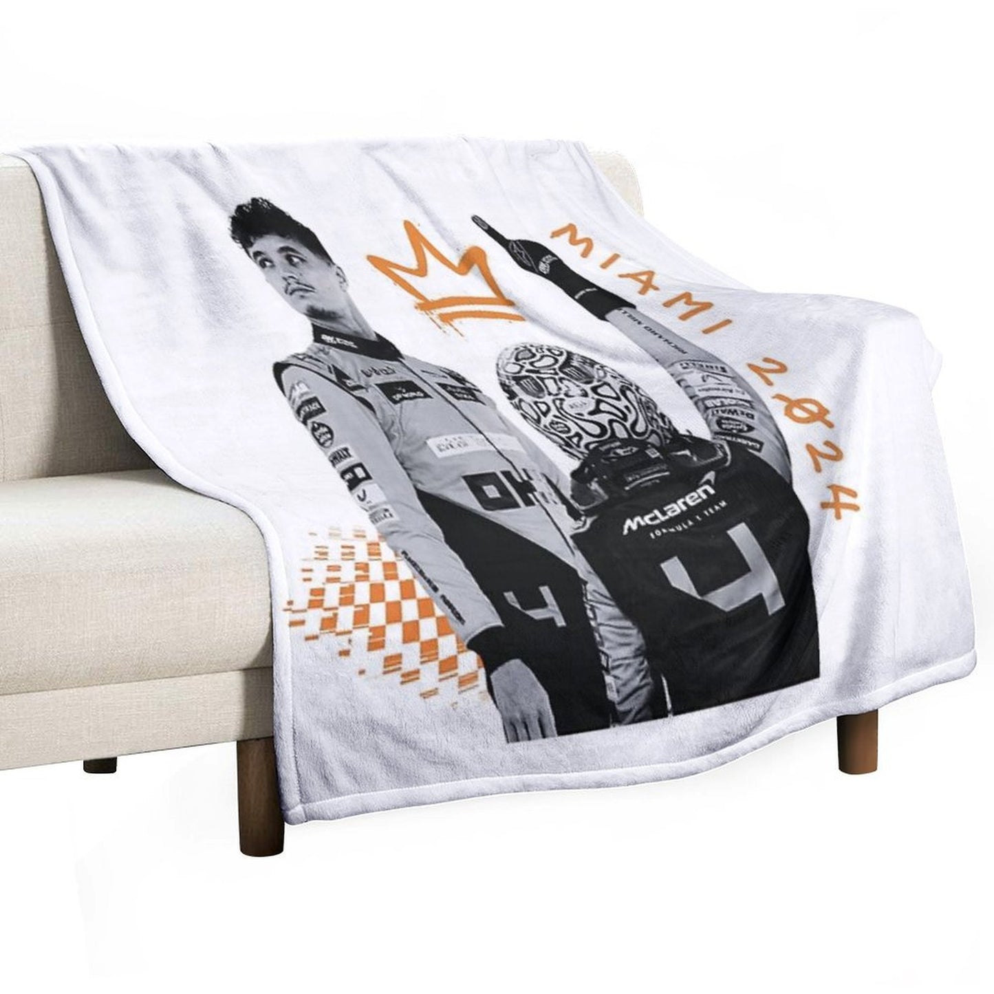 Lando Norris Wins Throw Blanket