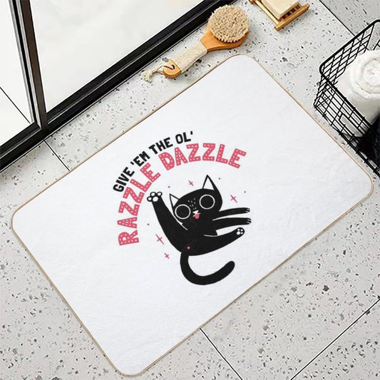 The Ol' Razzle Dazzle Easy Maintenance Bath Mat