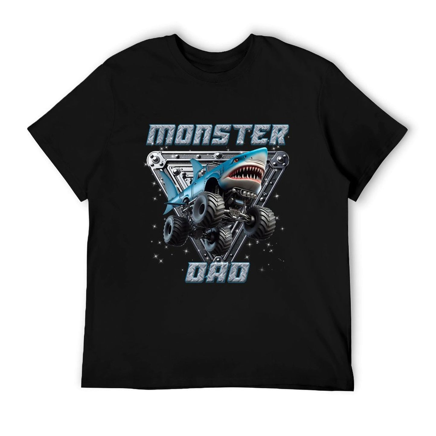 Shark Monster Truck Dad Monster Truck Are My Jam Truck Lover T-Shirt