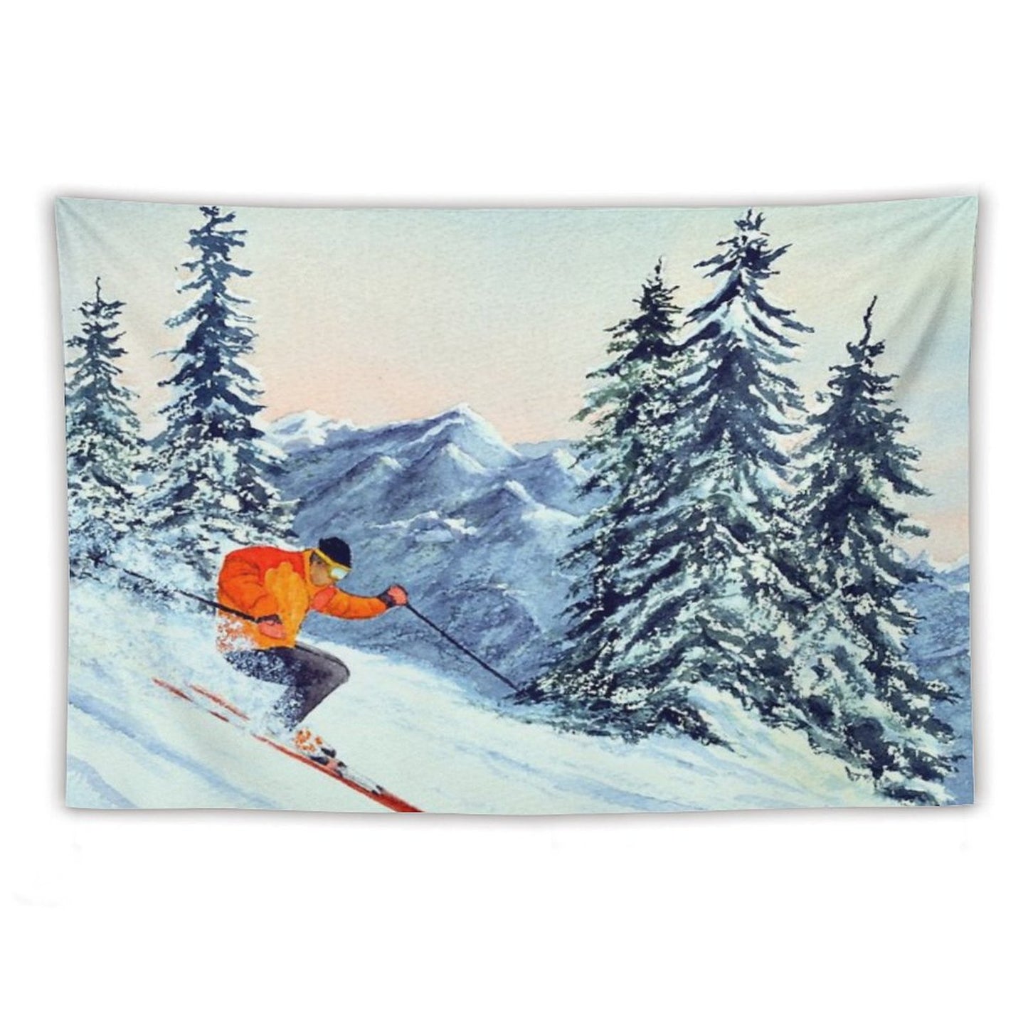 Skiing - The Clear Leader Tapestry