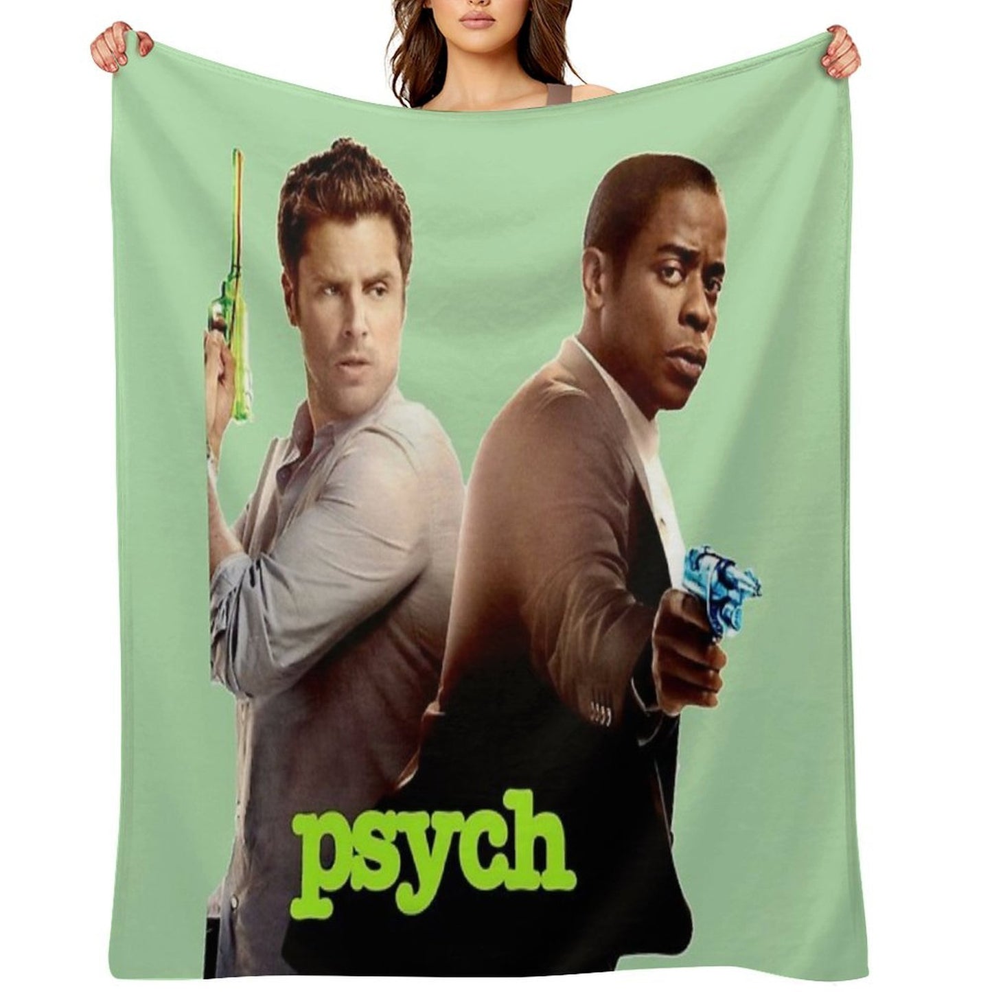 Psych Design Throw Blanket