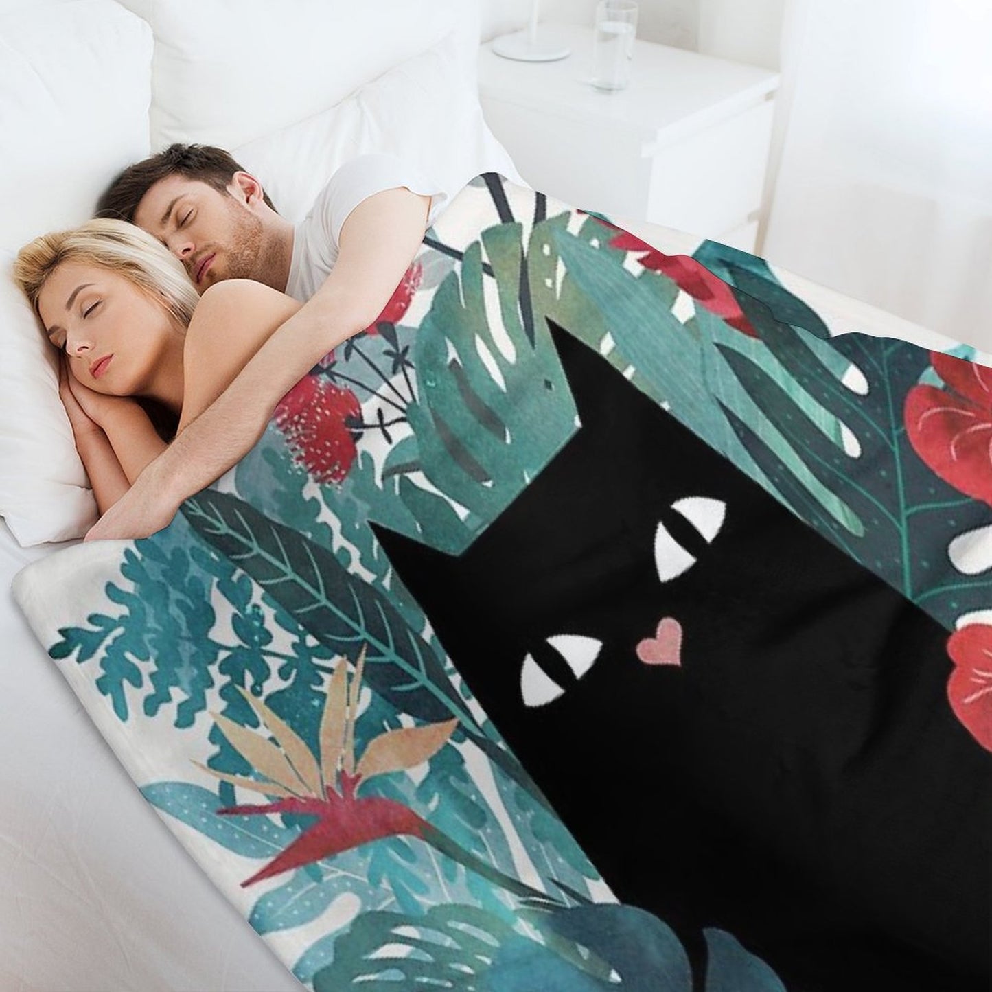 Popoki Throw Blanket