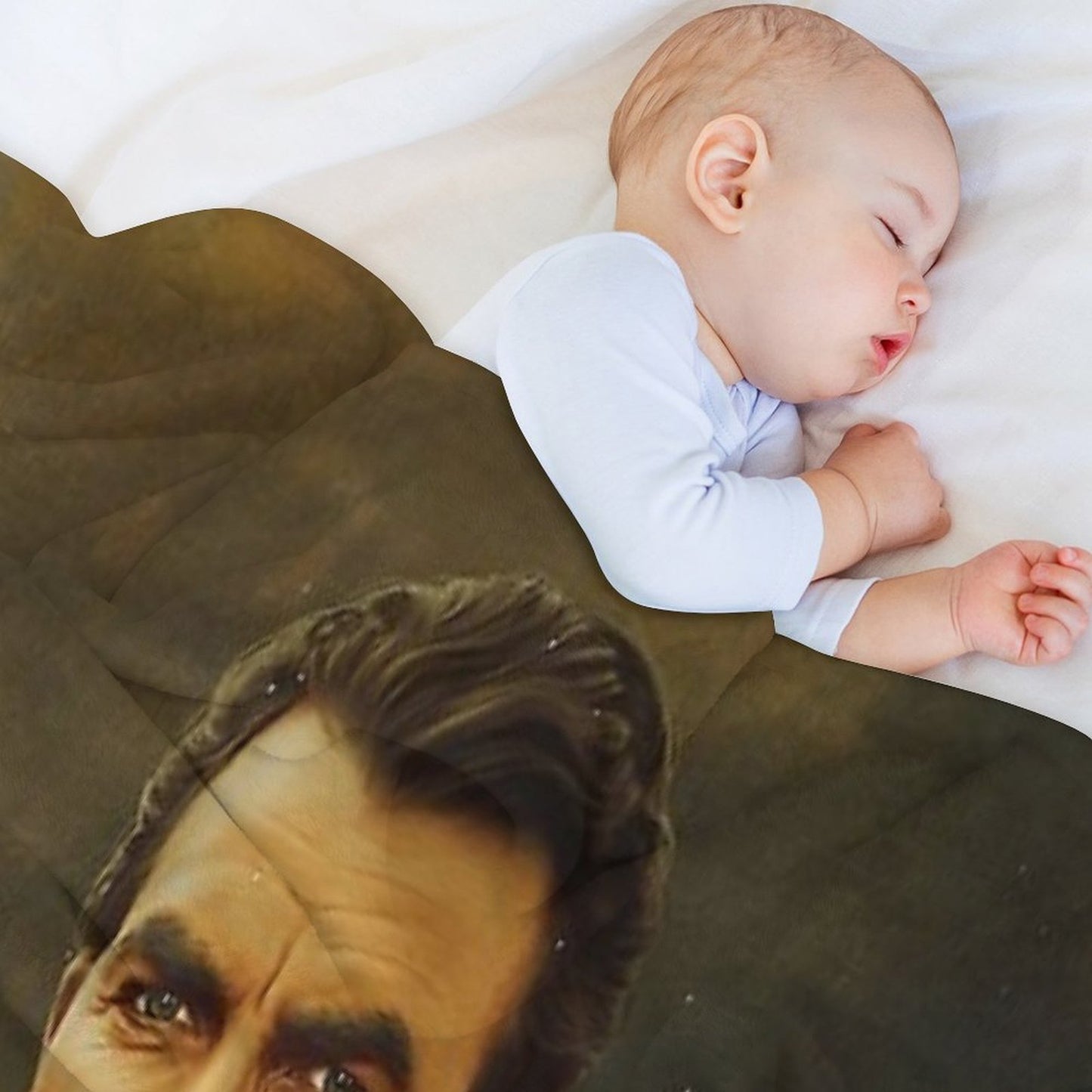 Tom Selleck - Replaceface Throw Blanket