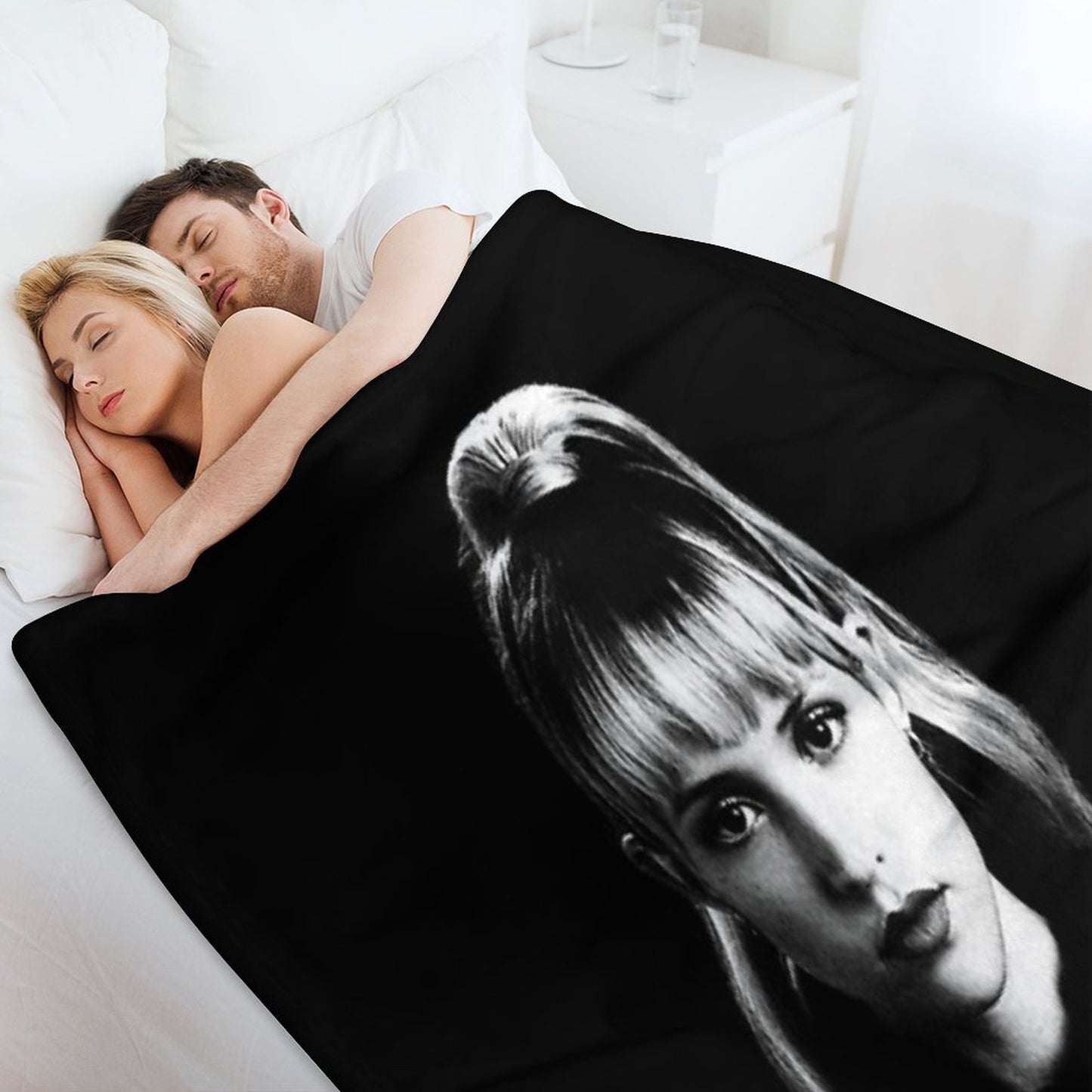 Angèle - Portrait Throw Blanket