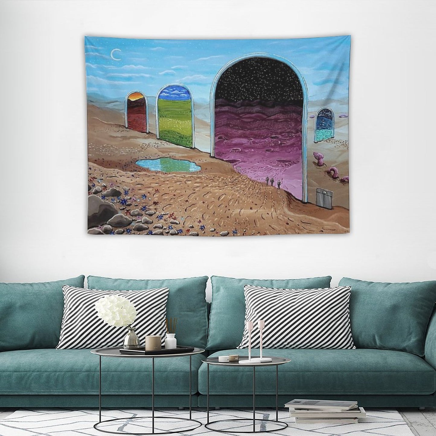 Between Nowhere Tapestry
