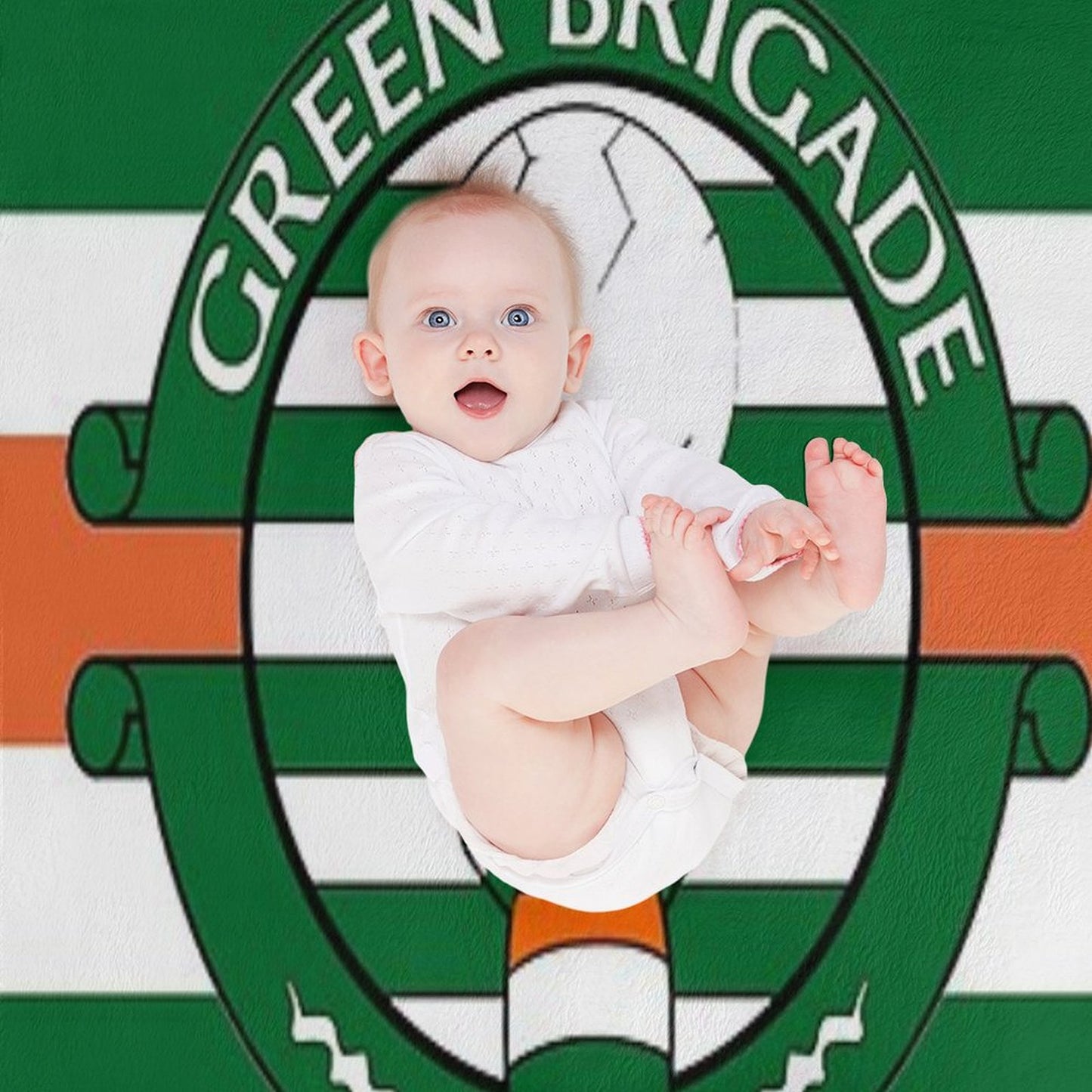 Green Brigade Throw Blanket