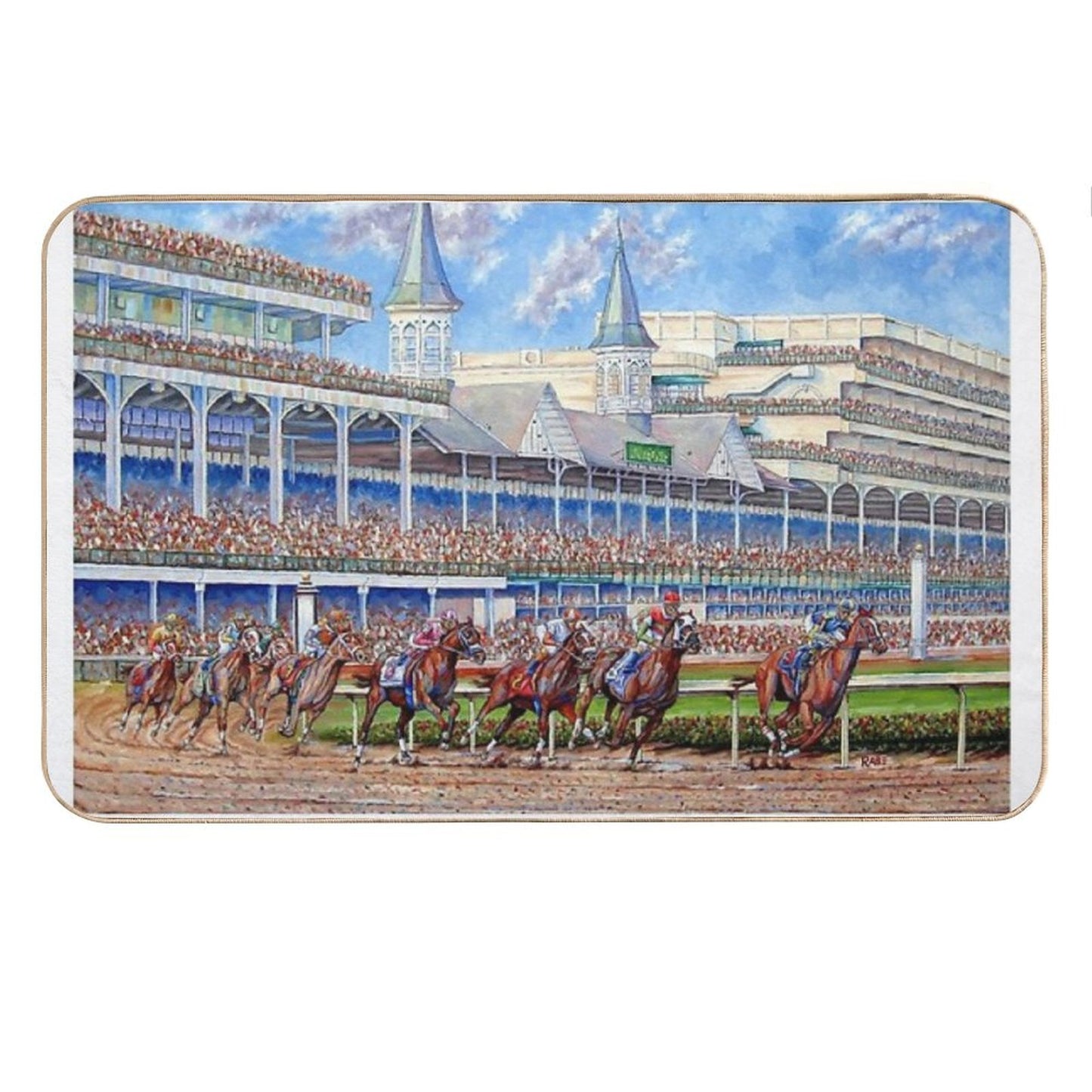 The Kentucky Derby - Leading The Field Bath Mat