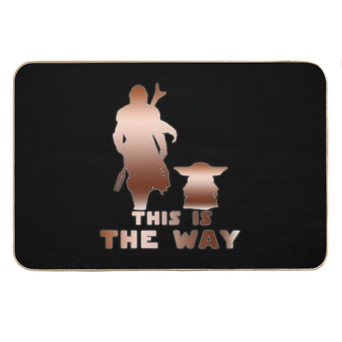Mando (Variant) This Is The Way Bath Mat