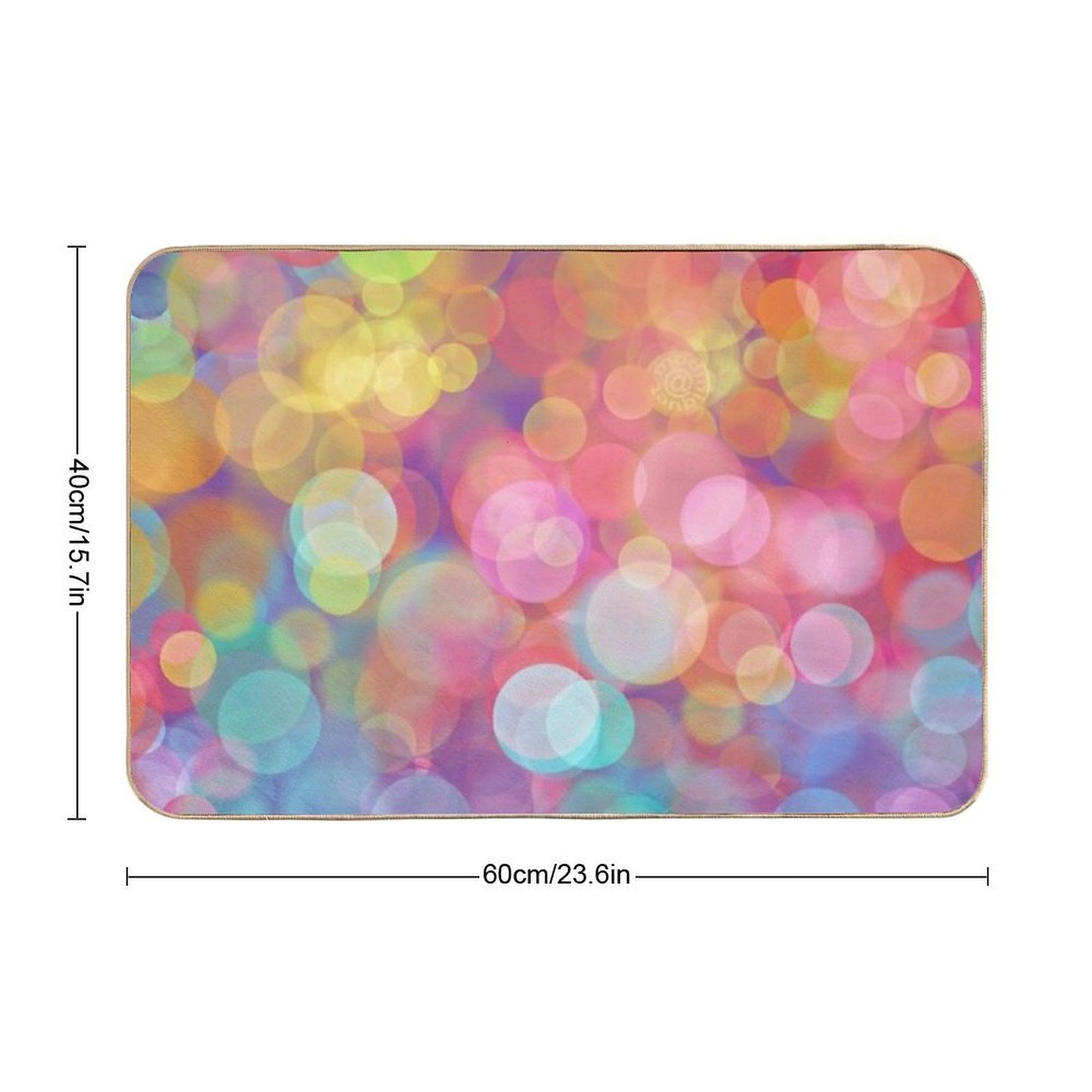 Bubbles, Bubbles, Bubbles Bath Mat