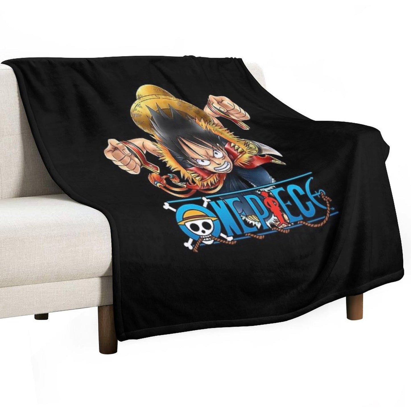 One Piece Logo Throw Blanket