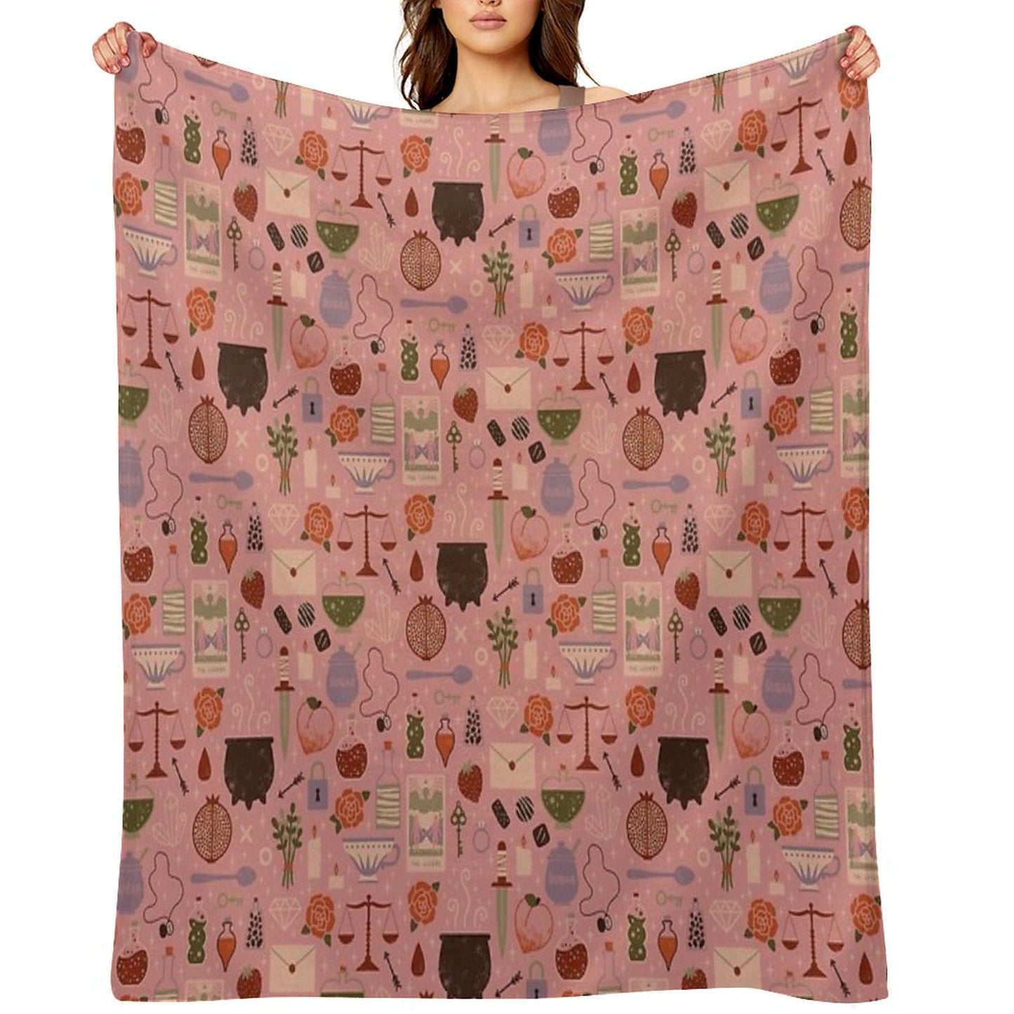 Love Potion Throw Blanket