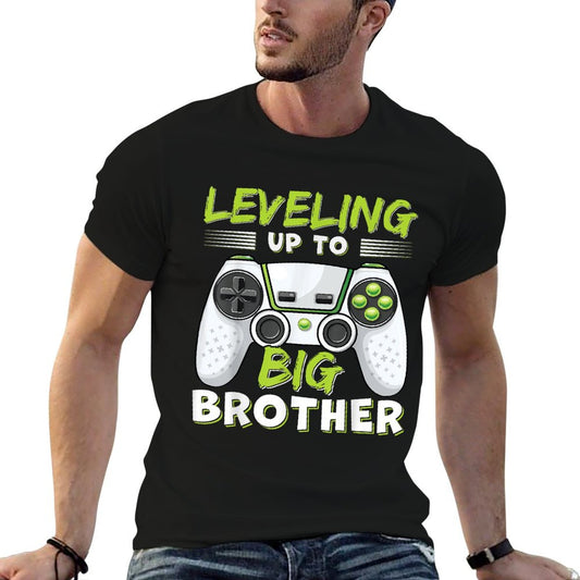 Leveling Up to Big Brother Eco-friendly Material T-Shirt