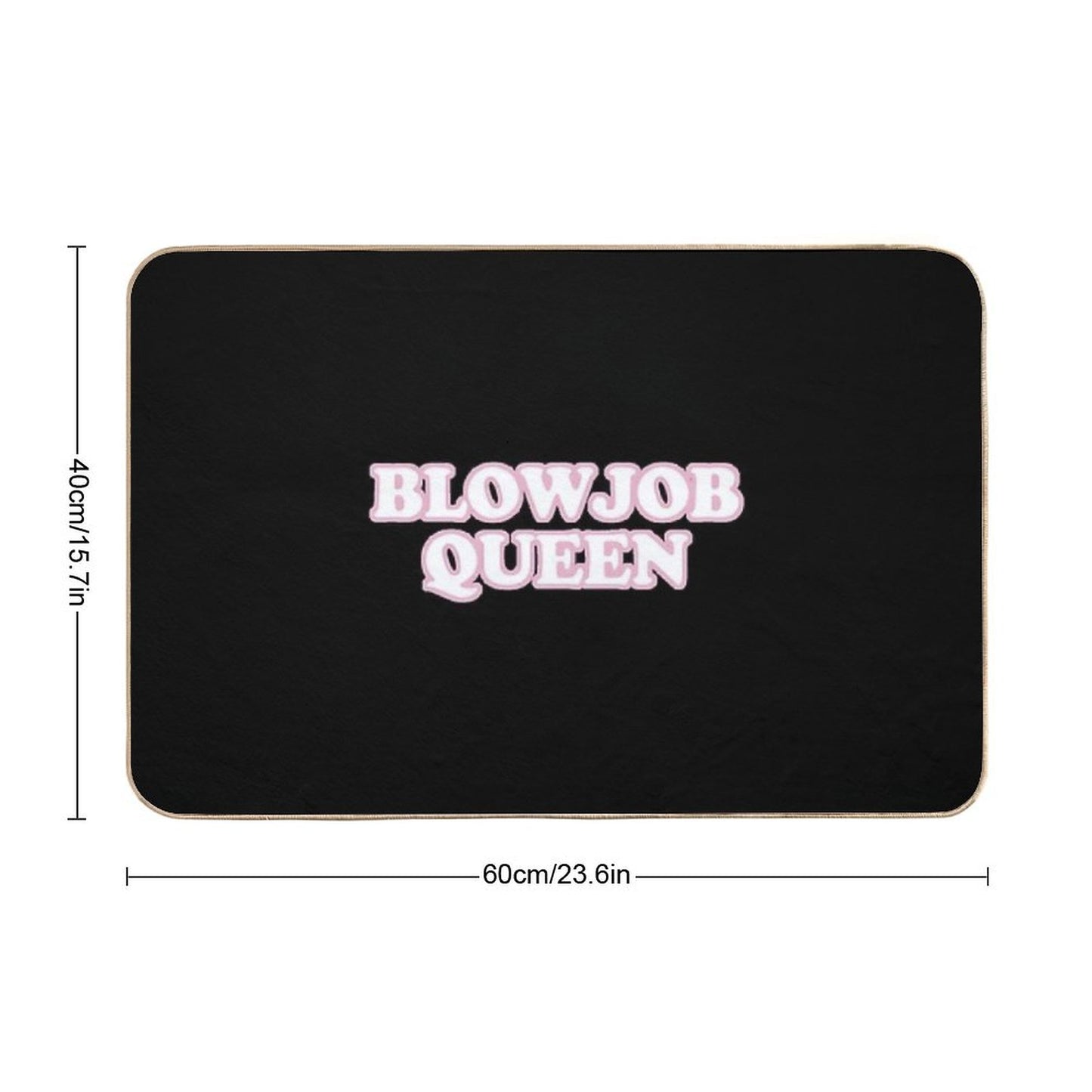 Blowjob Queen Bath Mat