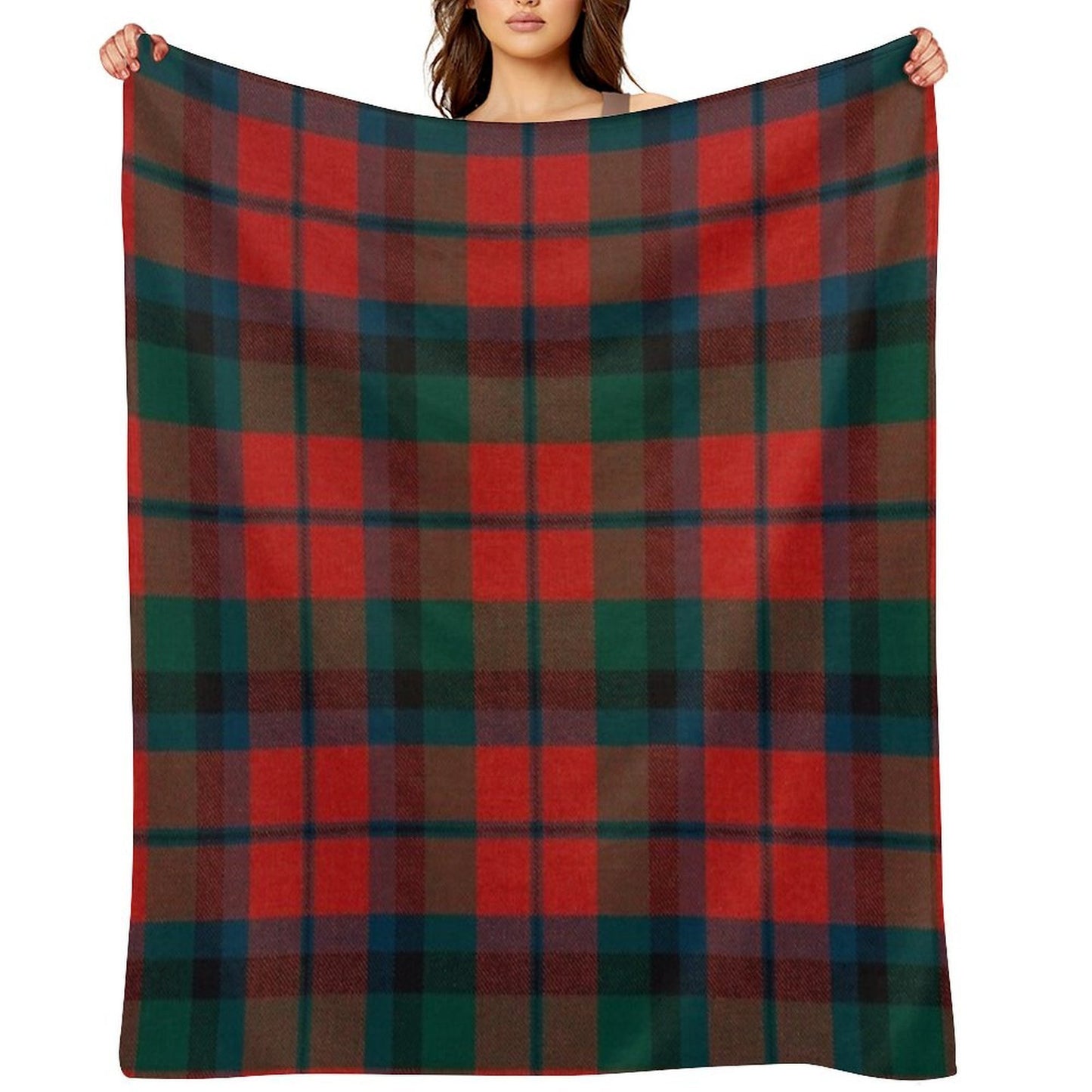 MacNaughton Scottish Tartan Throw Blanket