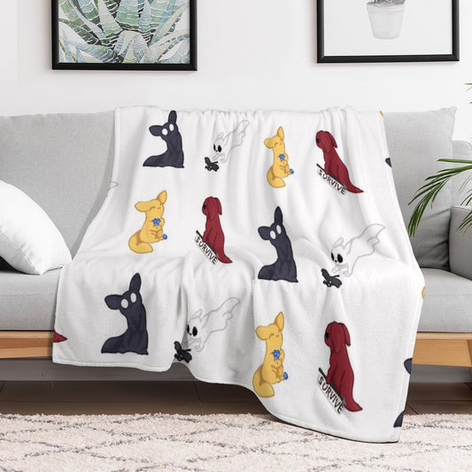 Rain World Slugcats Throw Blanket