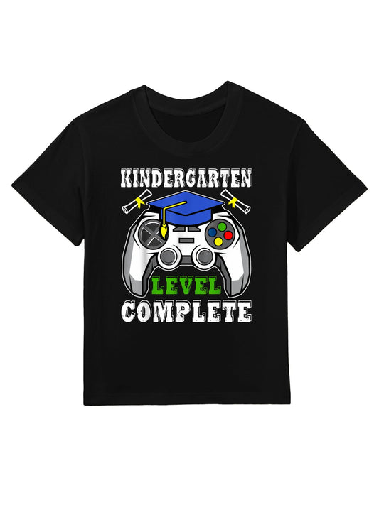 Cute Kindergarten Graduation Video Gamer Boy Girl Kids T-Shirt