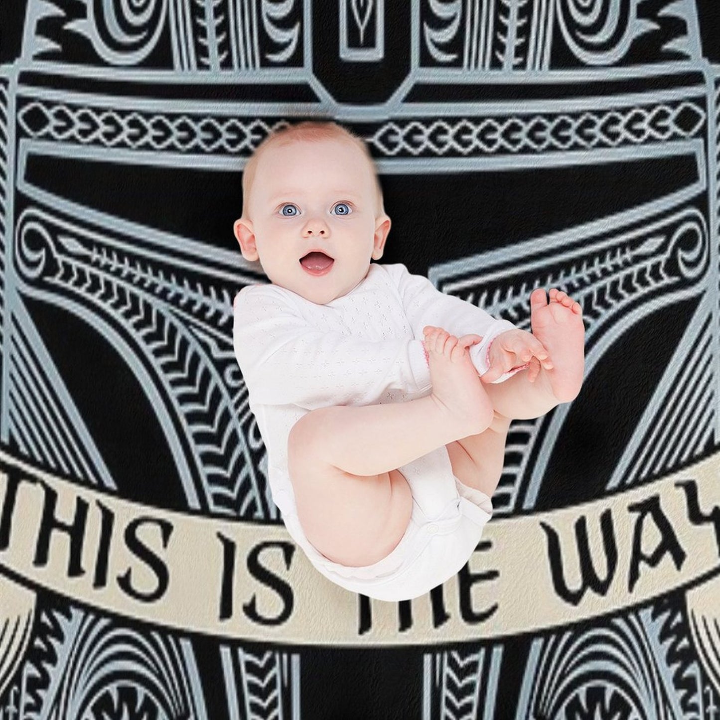 This Is The Way - Tattoo Throw Blanket