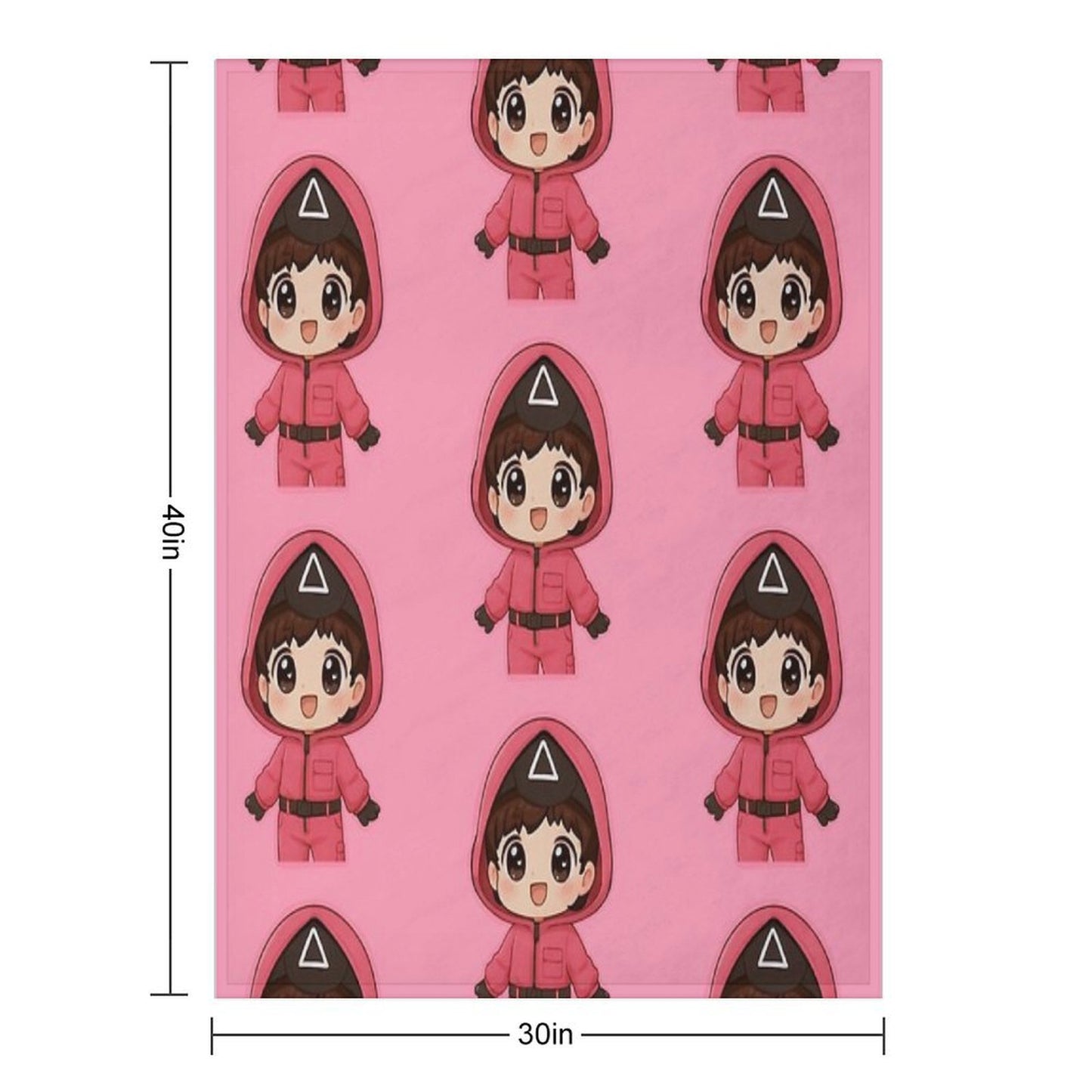 Pink Triangle Guard Kang No-eul 011 Throw Blanket