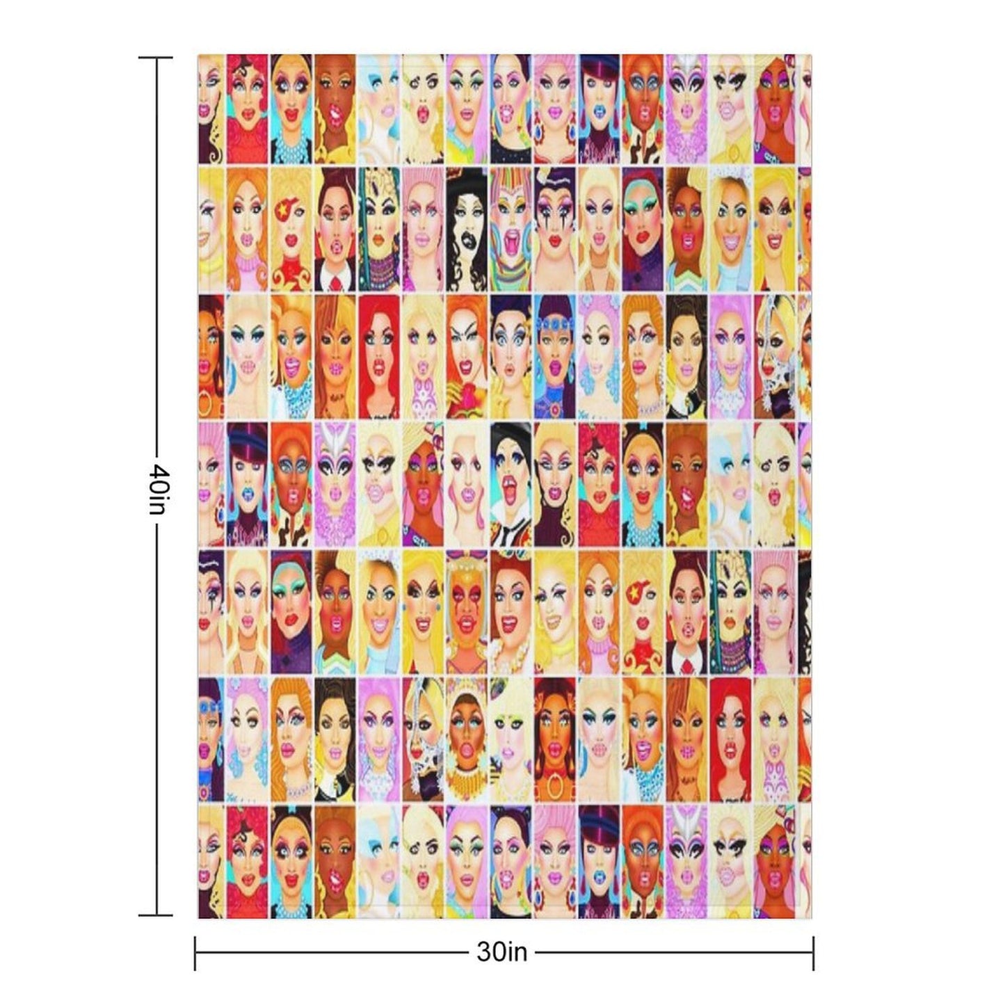 DRAG QUEEN ROYALTY Throw Blanket