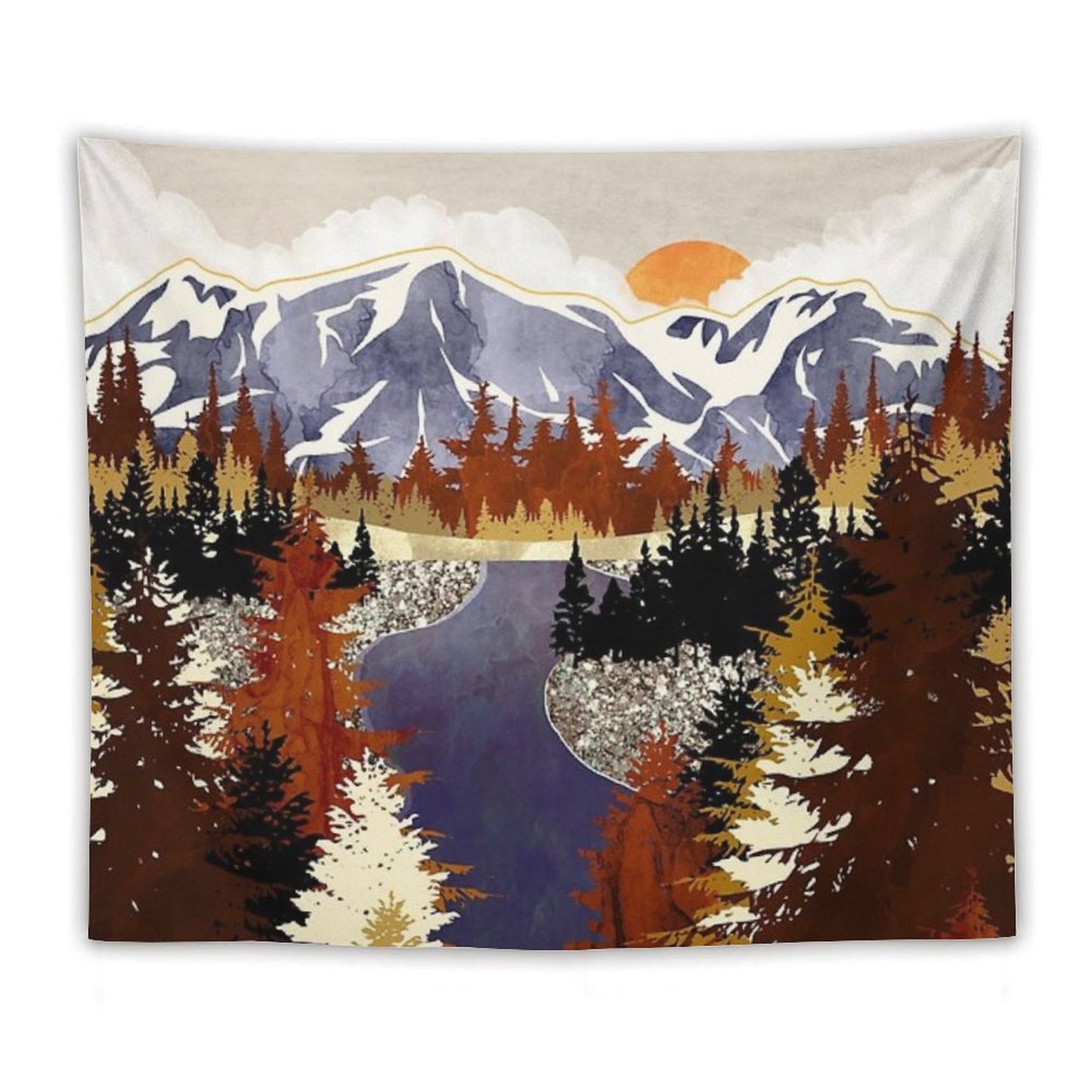 Autumn River Tapestry