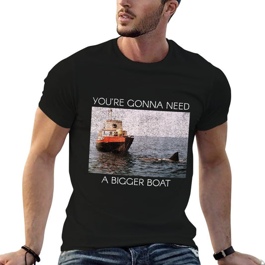 Jaws Screen Grab Youre Gonna Need A Bigger Boat  Fade-proof Color T-Shirt
