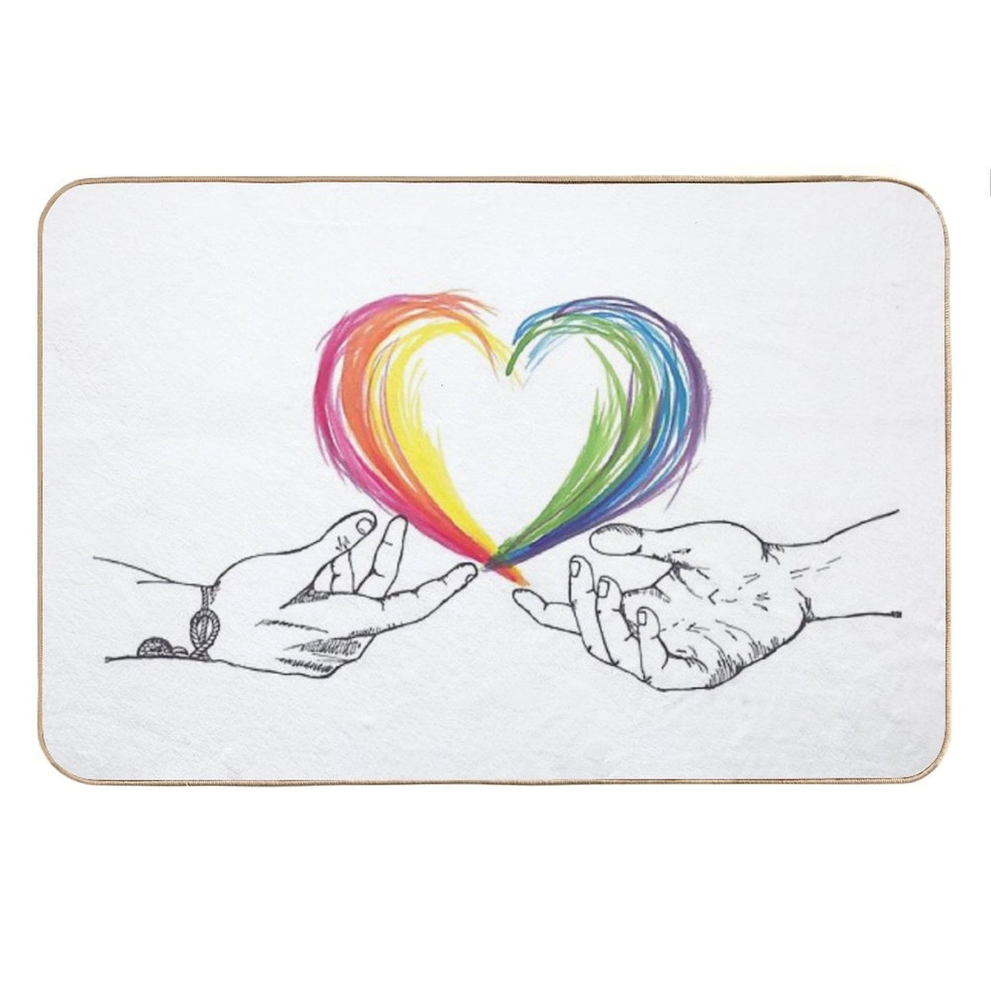 Love Is Equal (Harry And Louis) Bath Mat