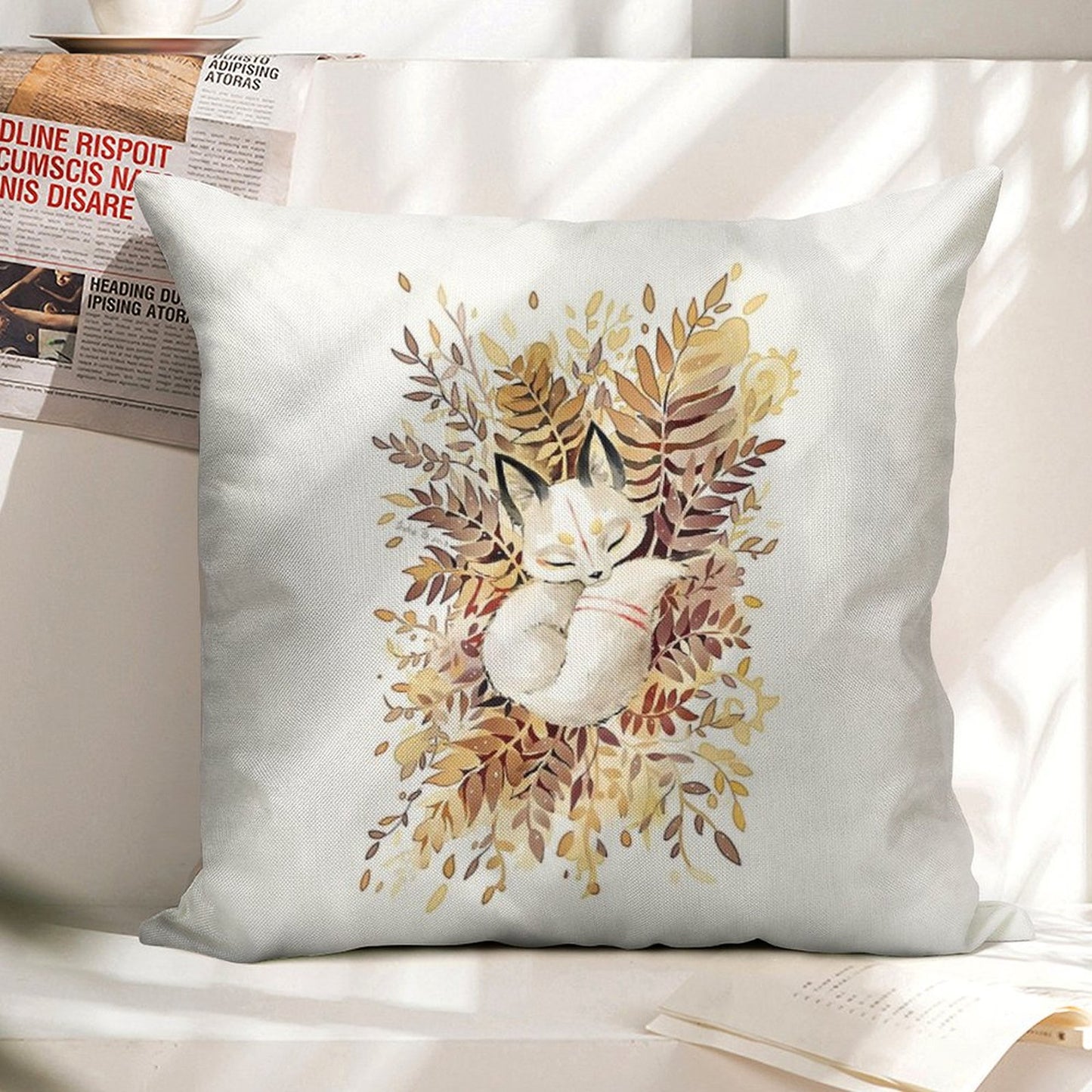 Slumber Linen Throw Pillow Cover