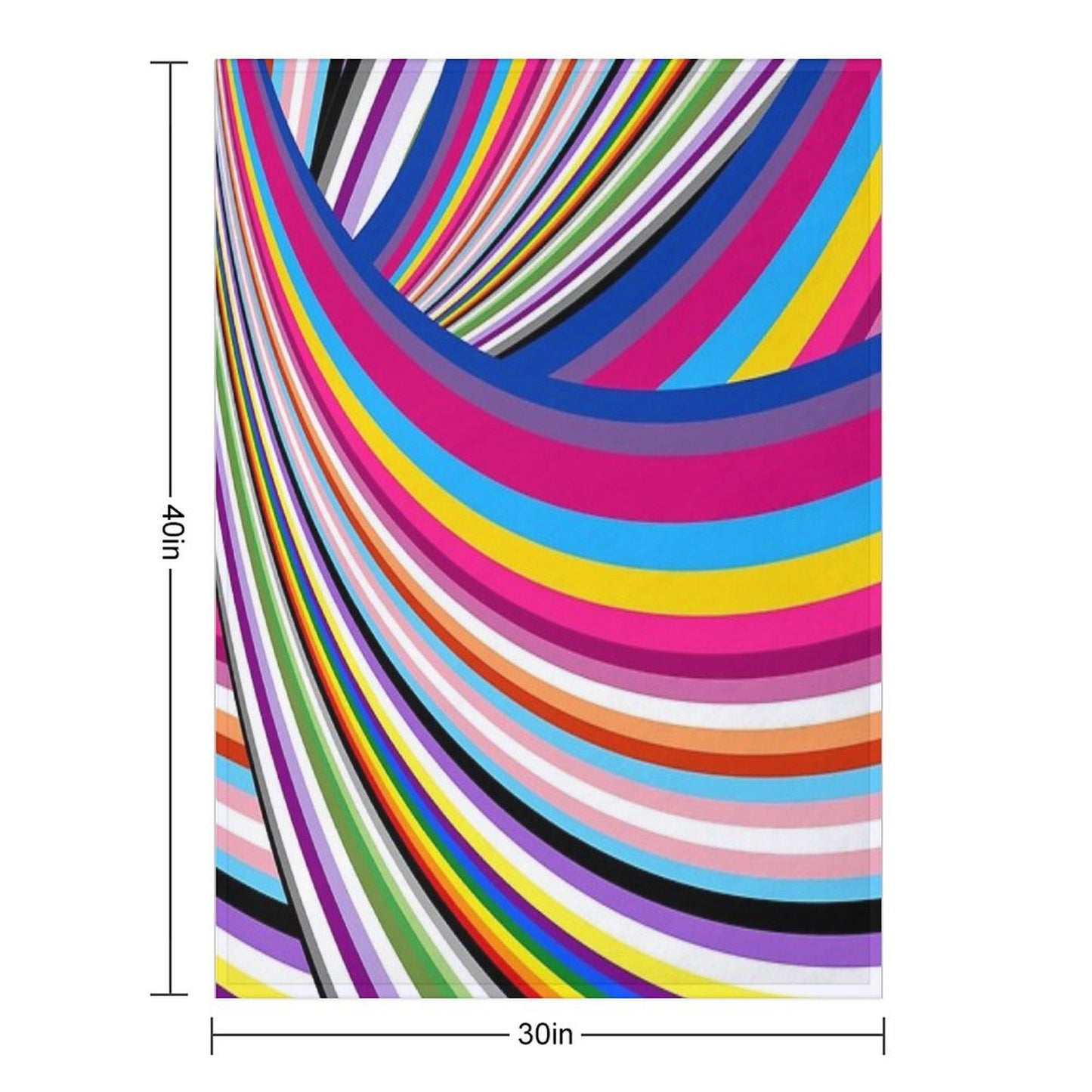 Pride Flags Throw Blanket