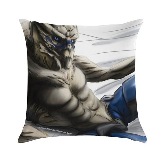The Best Space Boyfriend -- Garrus Soft Ultra-Soft Texture Throw Pillow
