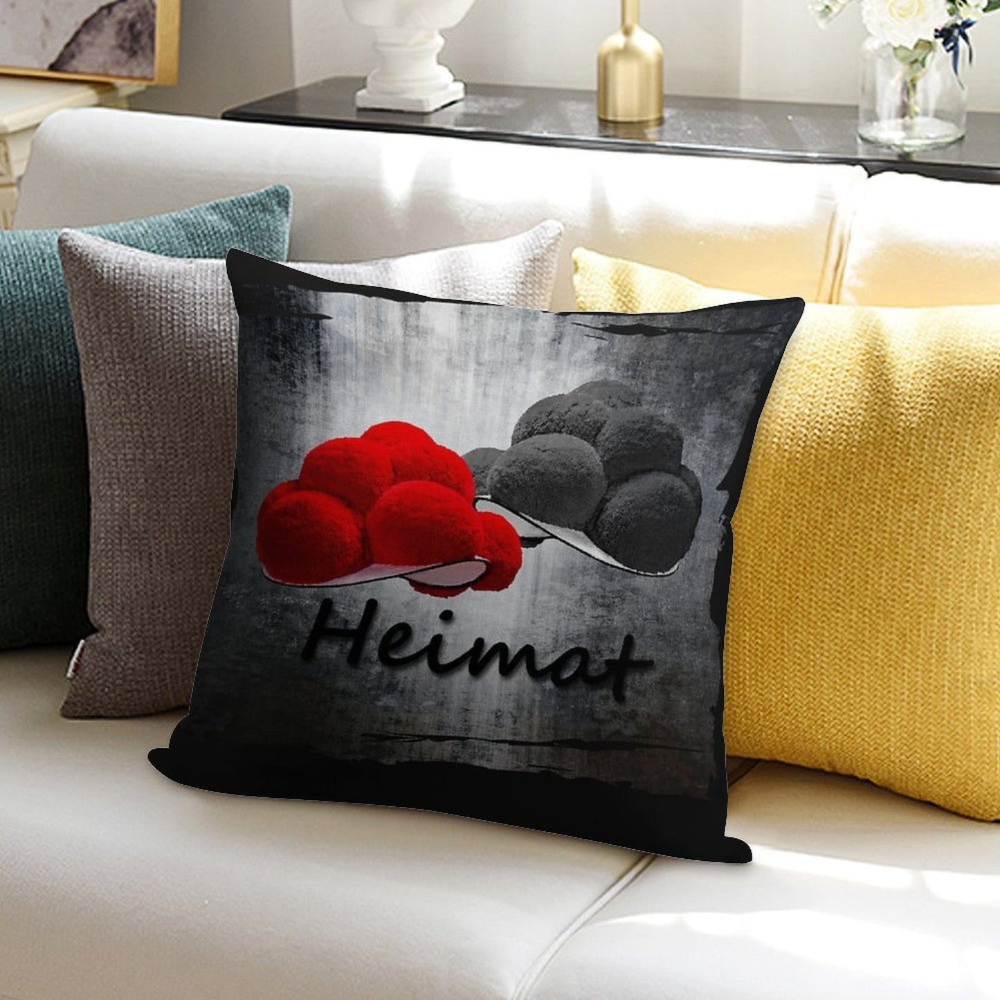 Black Forest Hats Heimat ART 1.0 Soft Gift Ready Throw Pillow