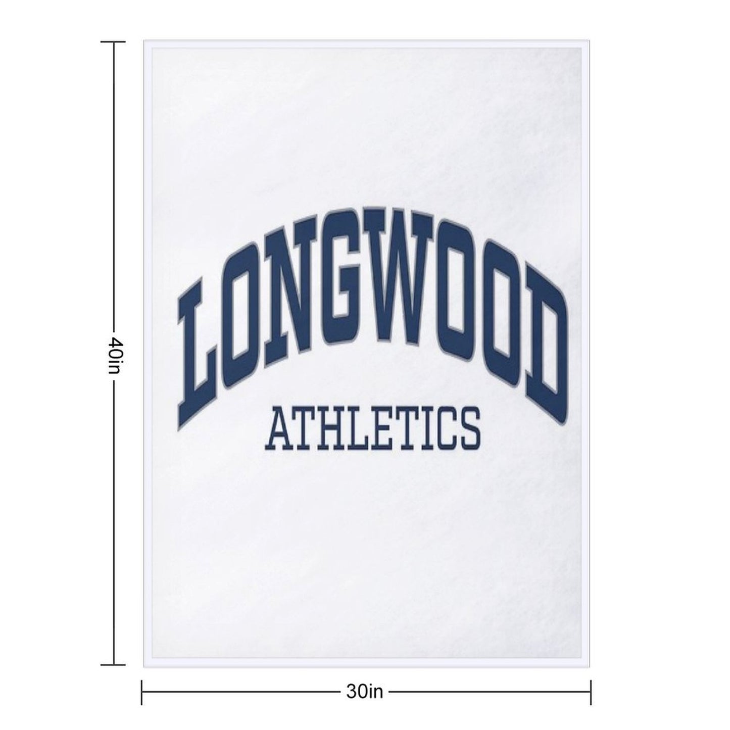 Longwood Athletics Throw Blanket