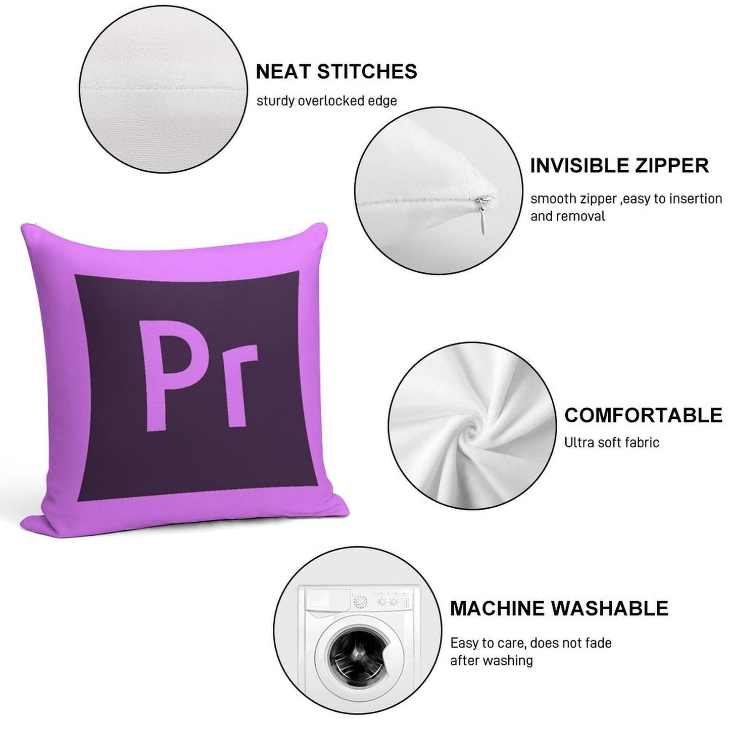 Premiere Soft Multiple Sizes Throw Pillow