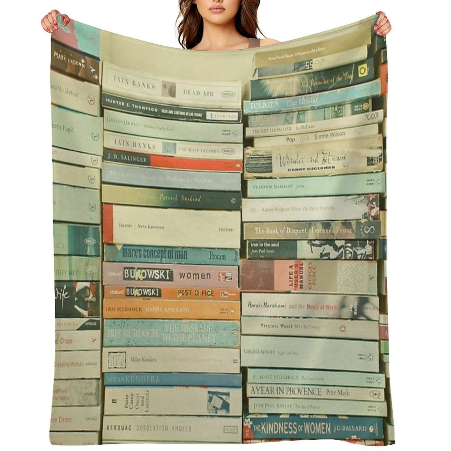 Bookworm Throw Blanket