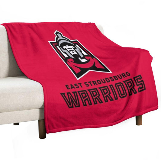 New East Stroudsburg-Warriors Throw Blanket