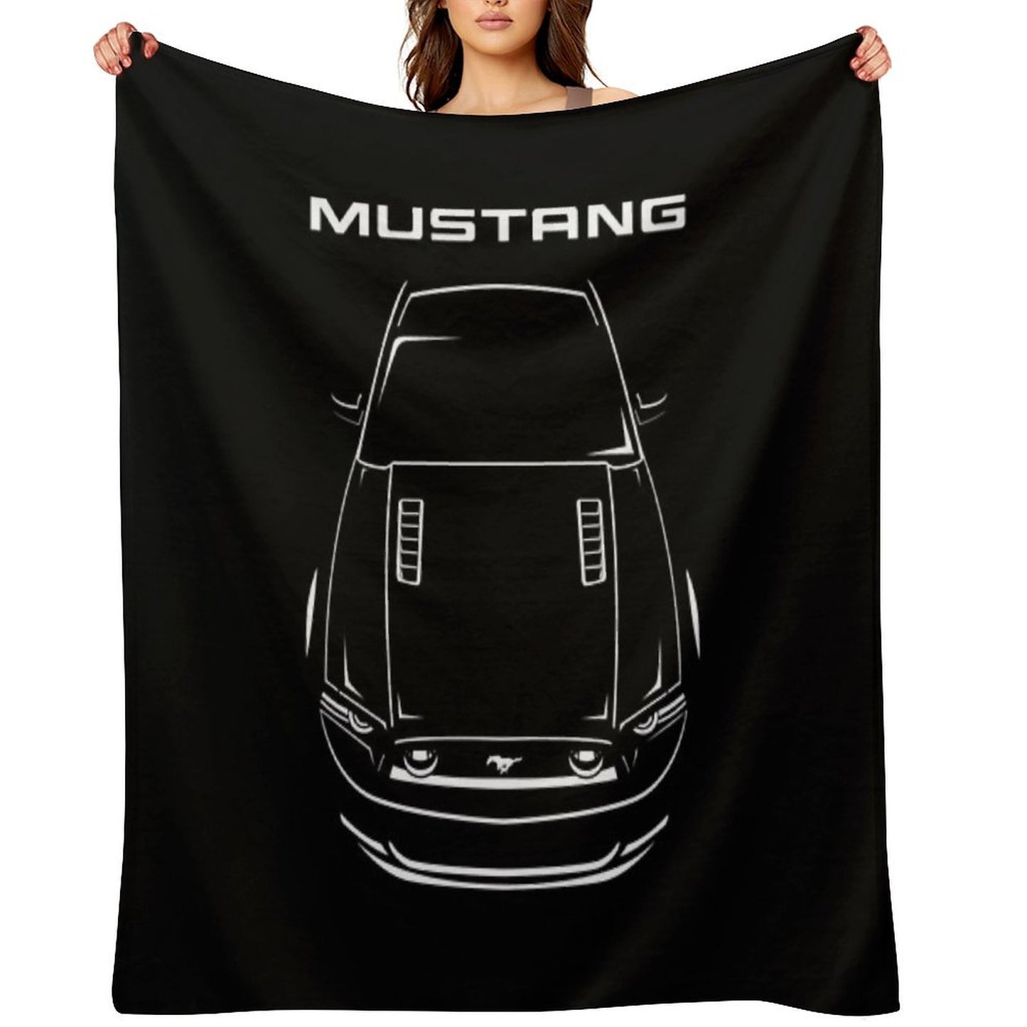 Ford Mustang S197 2013-2014 Throw Blanket