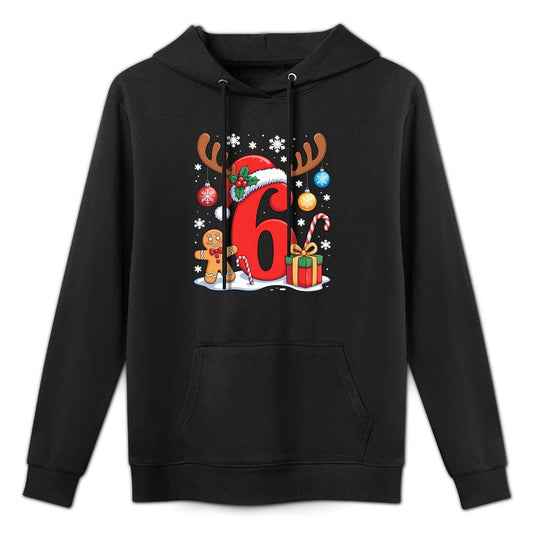 Funny 67 Six Seven Meme Couple Custome Christmas Number 6 Sweatshirt Moisture-Wicking Hoodie