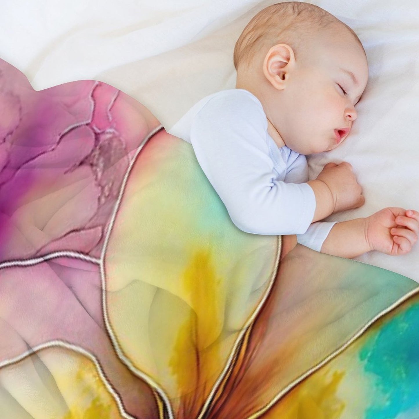Plumeria Throw Blanket