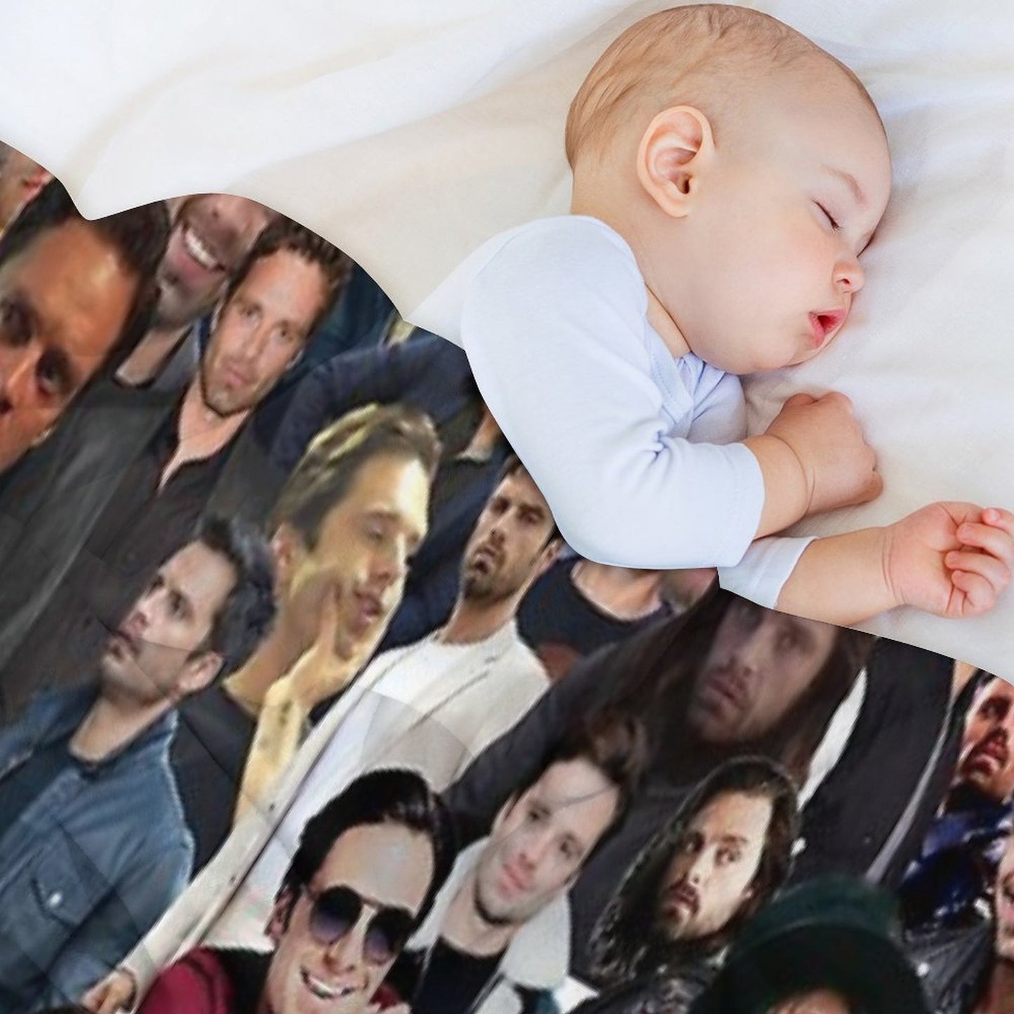 Sebastian Stan College Throw Blanket