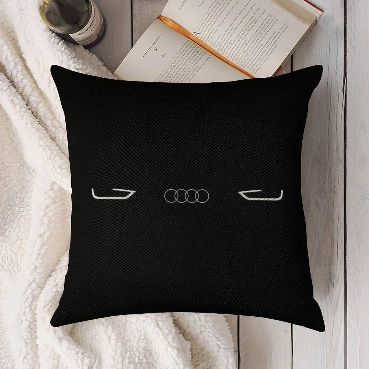AUDİ CONSEPT DESİGN Linen Throw Pillow Cover