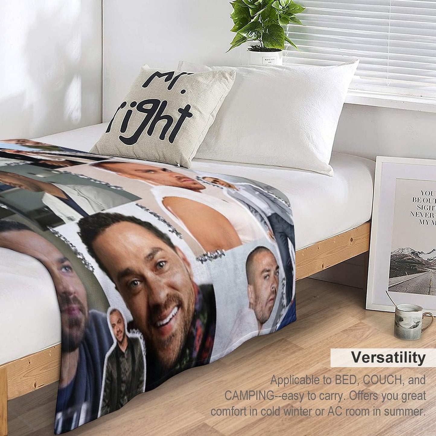 Jackson Avery Collage Throw Blanket