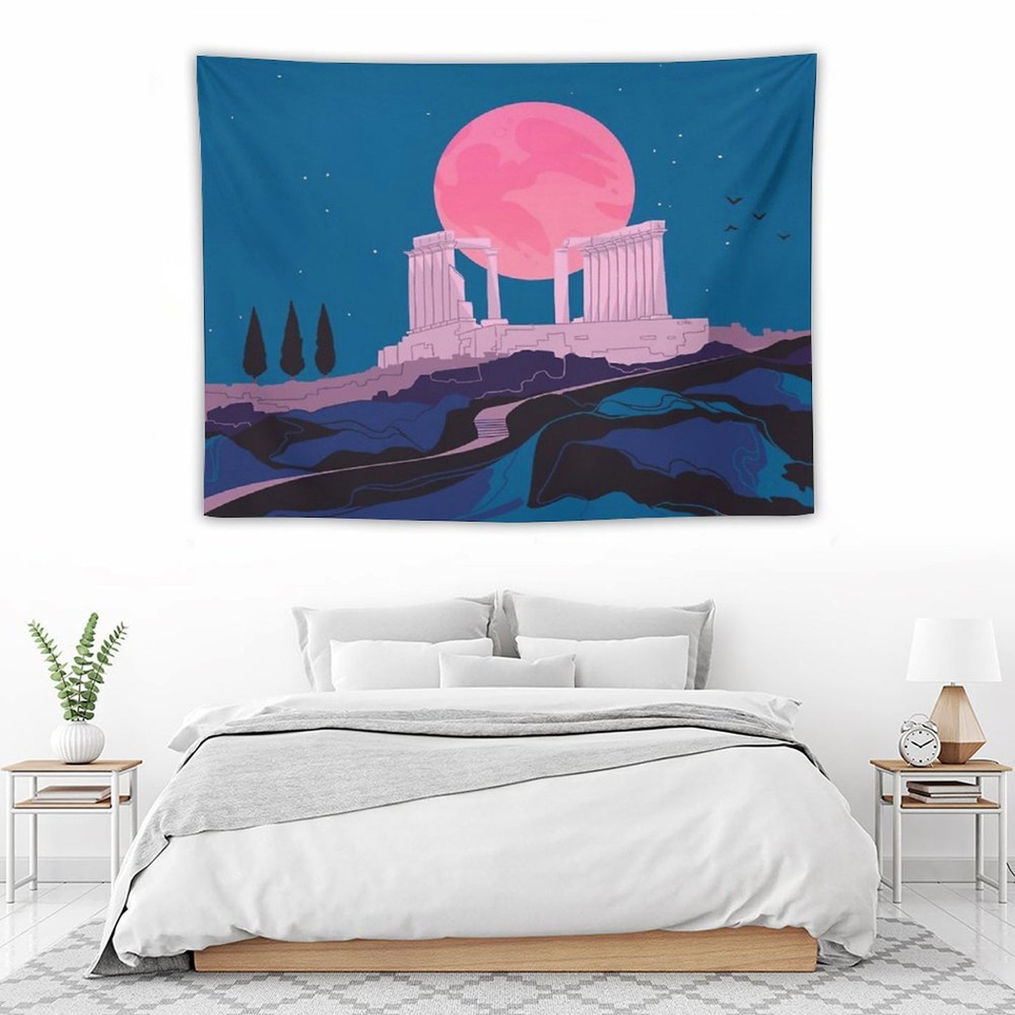 Temple of Poseidon at Sounion Tapestry