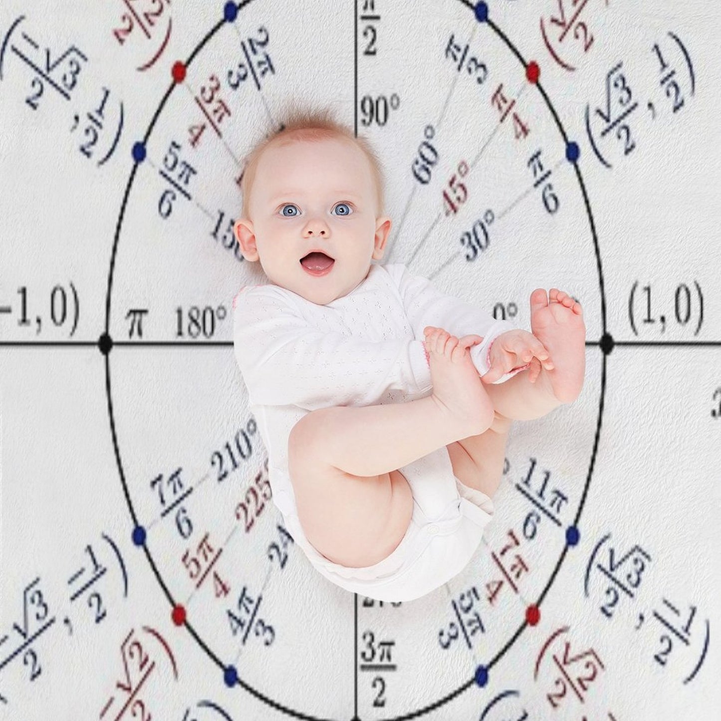 Unit Circle Throw Blanket